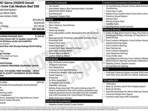 Used 2025 GMC Sierra 2500 Denali Ultimate w/ Max Trailering Package AWD/4WD image 39