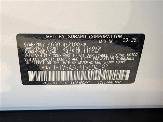 New 2026 Subaru WRX tS w/ WRX Electronics Package AWD/4WD image 19