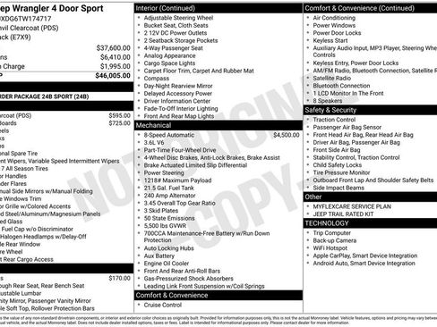 New 2026 Jeep Wrangler Sport image 6