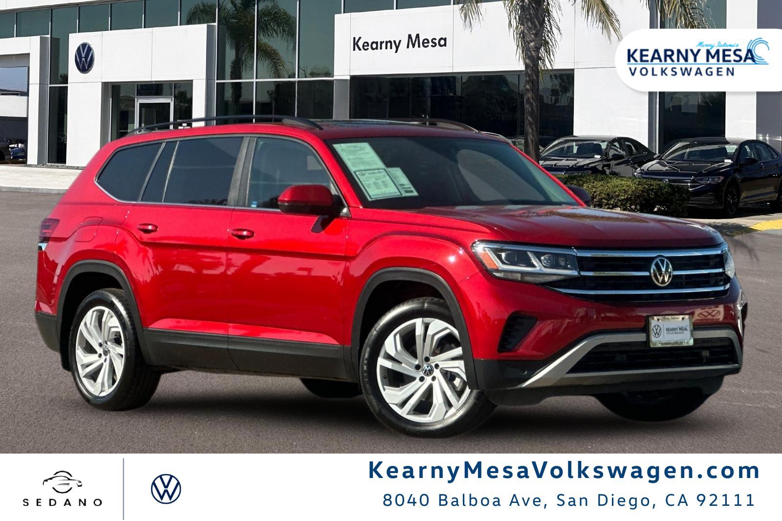 Used 2022 Volkswagen Atlas SE FWD image 1