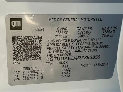 New 2024 GMC Sierra 1500 Pro w/ X31 Off-Road Package image 16