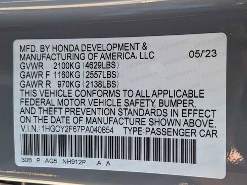 Certified 2023 Honda Accord EX-L image 32