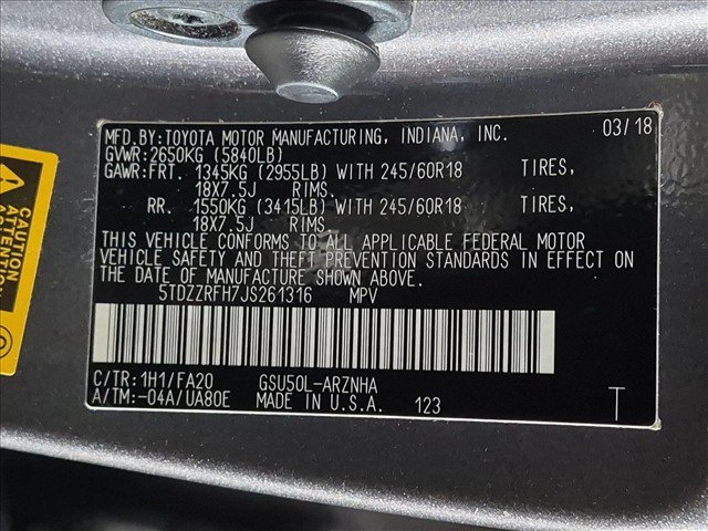 Used 2018 Toyota Highlander Plus FWD image 25
