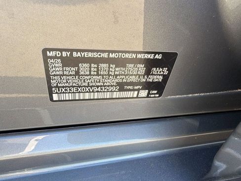 New 2027 BMW X6 xDrive40i image 18