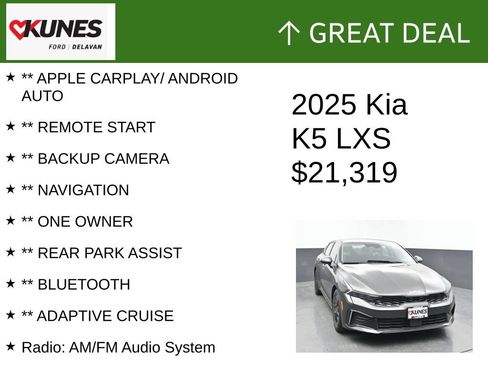 Used 2025 Kia K5 LXS FWD image 2