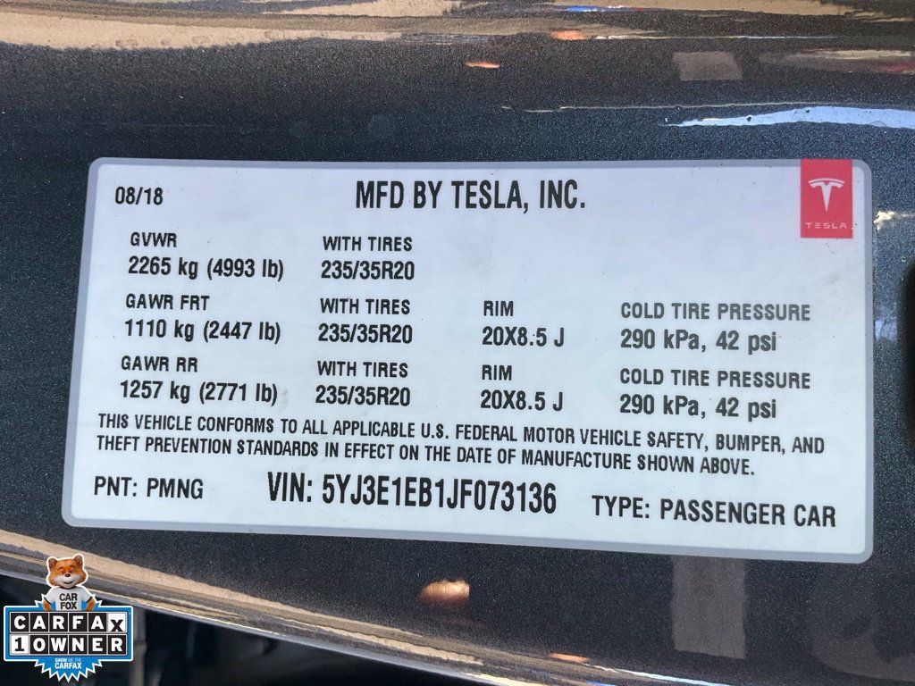 Used 2018 Tesla Model 3 Performance AWD/4WD image 21