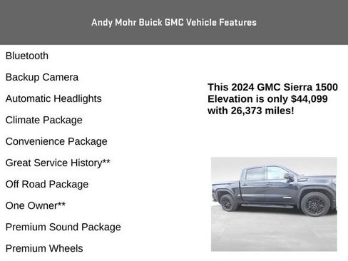 Used 2024 GMC Sierra 1500 Elevation w/ Preferred Package AWD/4WD image 4