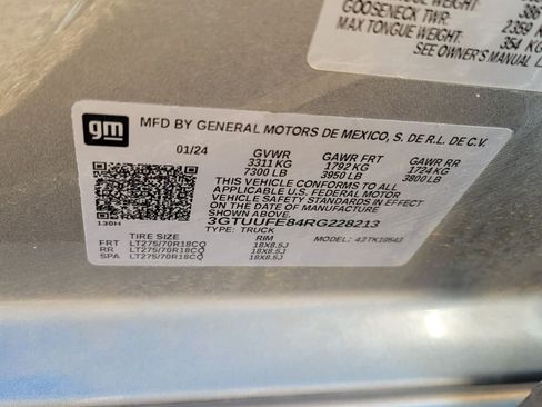 Used 2024 GMC Sierra 1500 AT4X AWD/4WD image 20