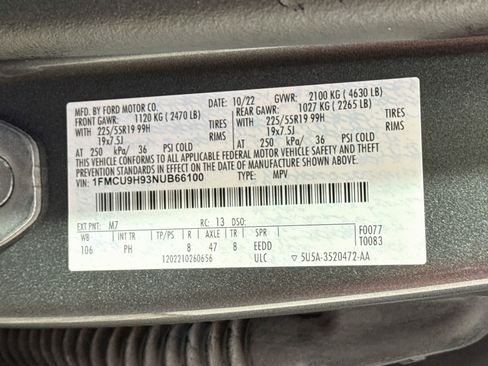 Used 2022 Ford Escape SEL w/ SEL Stealth AWD Package image 27