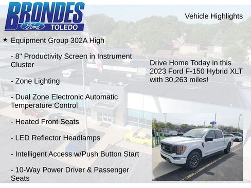 Used 2023 Ford F150 XLT w/ Equipment Group 302A High AWD/4WD image 12