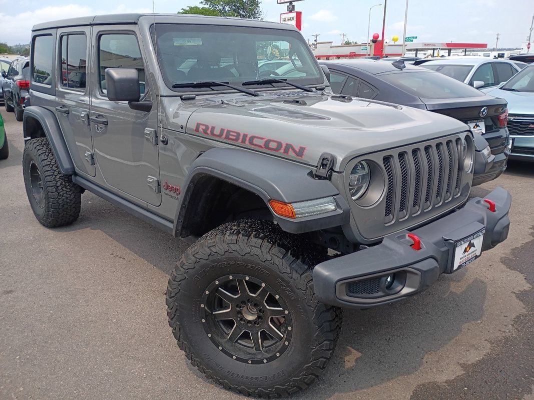 Used 2020 Jeep Wrangler Unlimited Rubicon w/ LED Lighting Group AWD/4WD image 1