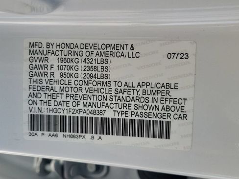 Used 2023 Honda Accord LX image 24