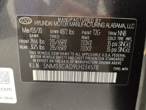 Used 2020 Hyundai Santa Fe SEL AWD/4WD image 33