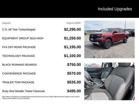 New 2026 Ford Ranger XLT w/ Equipment Group 301A High AWD/4WD image 5