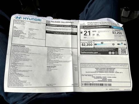 New 2026 Hyundai Palisade Calligraphy image 14