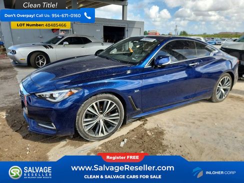 Used 2017 INFINITI Q60 Coupe w/ Premium Plus Package 3.0T image 1