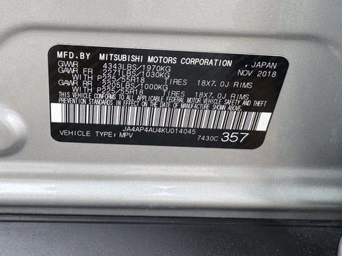 Used 2019 Mitsubishi Outlander Sport SE FWD image 27