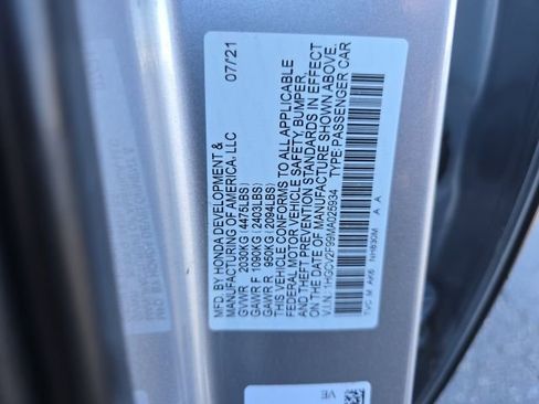 Used 2021 Honda Accord Touring image 23