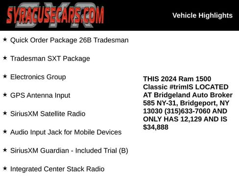 Used 2024 RAM 1500 Tradesman w/ Tradesman SXT Package AWD/4WD image 7