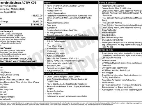 Used 2026 Chevrolet Equinox ACTIV FWD image 7