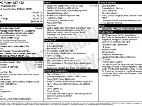Used 2017 GMC Yukon SLT w/ HD Trailering Package RWD image 12