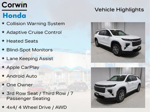 Used 2025 Chevrolet Traverse LT w/ LPO, Floor Liner Package AWD/4WD image 11