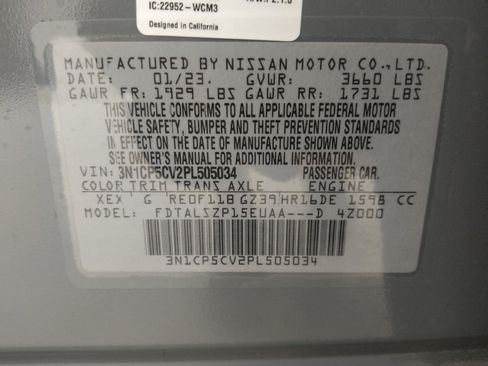 Used 2023 Nissan Kicks SV FWD image 33
