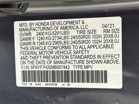 Used 2021 Honda Passport Sport image 29