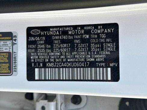Used 2019 Hyundai Tucson SE AWD/4WD image 21