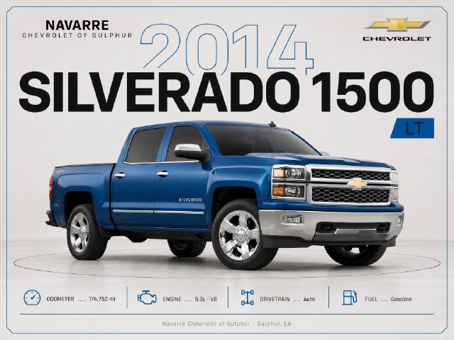 Used 2014 Chevrolet Silverado 1500 LT w/ Texas Edition, 1LT Trim RWD image 1