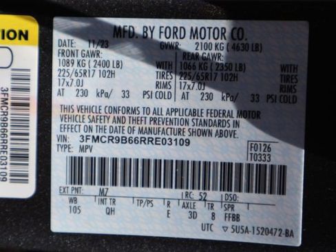 Used 2024 Ford Bronco Sport Big Bend w/ Convenience Package AWD/4WD image 33