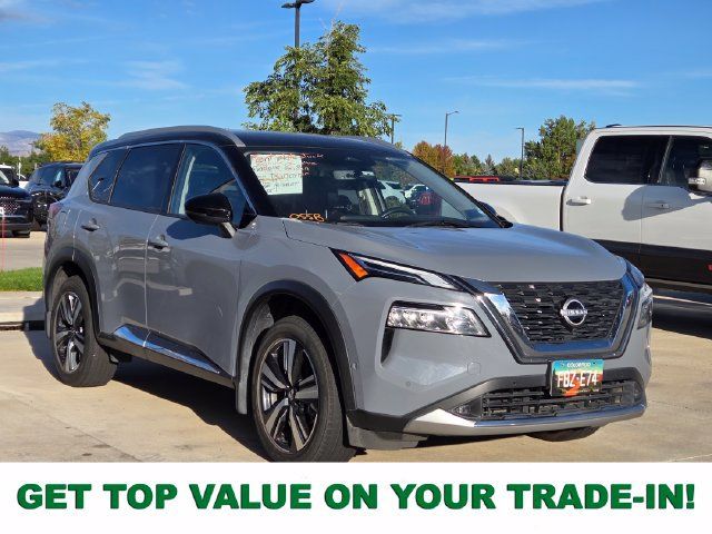 Used 2022 Nissan Rogue Platinum w/ Head-Up Display Package AWD/4WD image 1