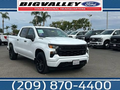 Used 2023 Chevrolet Silverado 1500 Custom w/ LPO, Dark Essentials Package RWD image 1