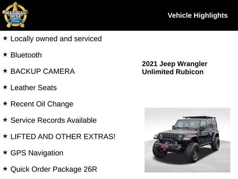 Used 2021 Jeep Wrangler Unlimited Rubicon image 2