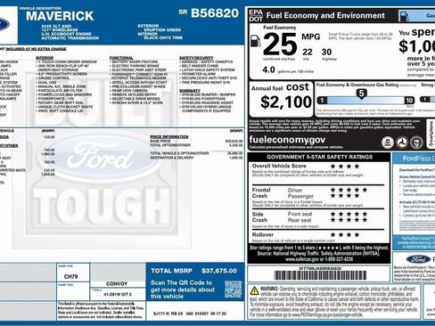 New 2025 Ford Maverick XLT w/ XLT Luxury Package image 2