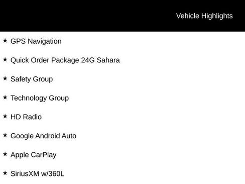 New 2025 Jeep Wrangler Sahara w/ Safety Group image 3
