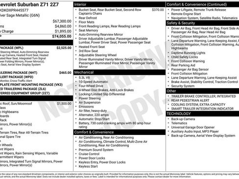 Certified 2023 Chevrolet Suburban Z71 w/ Luxury Package image 6