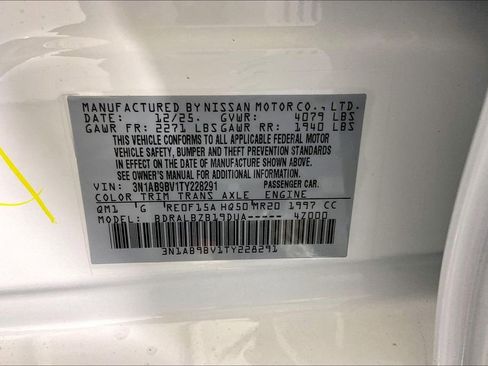 New 2026 Nissan Sentra S w/ Floor Mat Package image 26