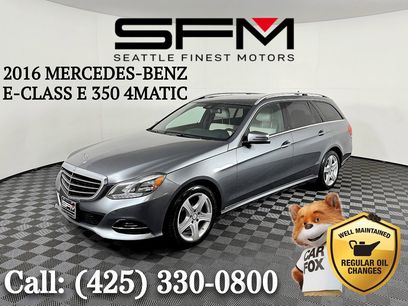 Used 2016 Mercedes-Benz E 350 4MATIC Luxury Wagon