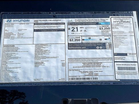 New 2026 Hyundai Palisade Calligraphy FWD image 14