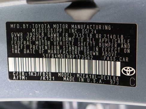 Certified 2024 Toyota Corolla LE image 37