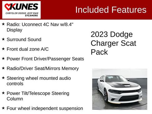 Used 2023 Dodge Charger Scat Pack w/ Plus Group RWD image 4
