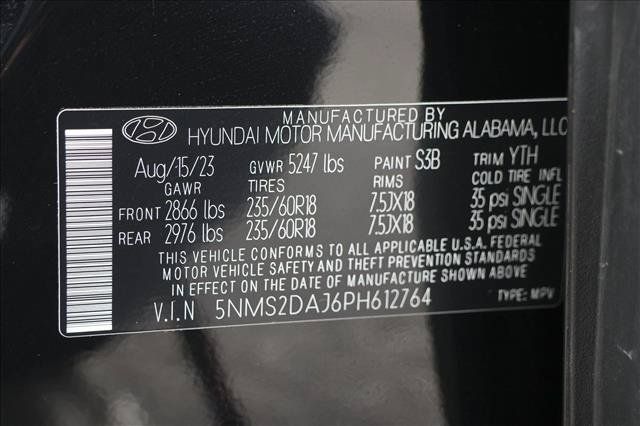 Certified 2023 Hyundai Santa Fe SEL AWD/4WD image 30