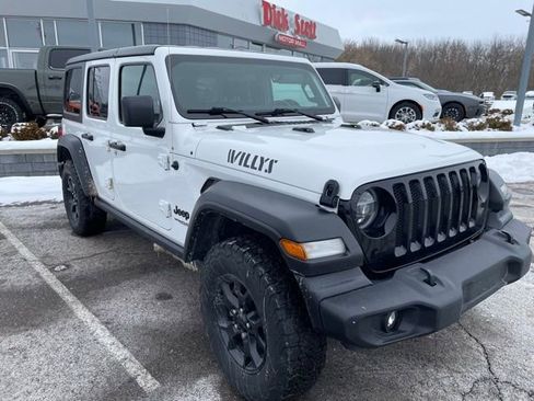 Used 2020 Jeep Wrangler Unlimited Willys image 1
