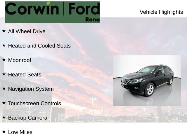 Used 2013 Lexus RX 350 AWD w/ Navigation Pkg image 7