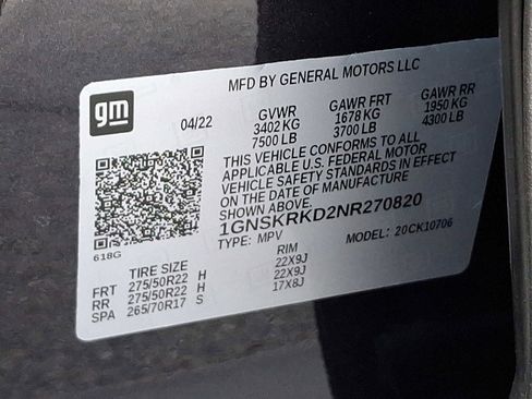 Used 2022 Chevrolet Tahoe RST w/ Luxury Package image 27