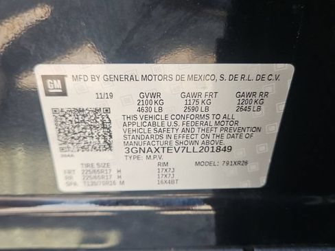 Used 2020 Chevrolet Equinox LT w/ Driver Convenience Package AWD/4WD image 30