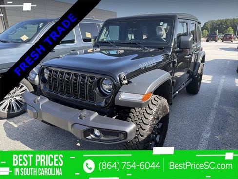 Certified 2025 Jeep Wrangler Unlimited Sport AWD/4WD image 1