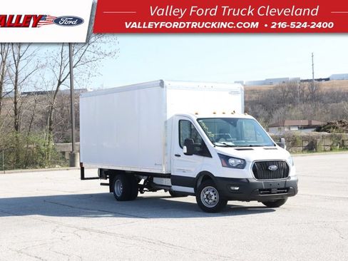 Used 2024 Ford Transit 350 Low Roof DRW w/ Shuttle Bus Prep Package RWD image 1