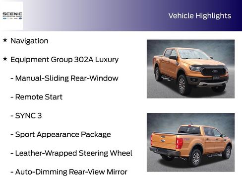Used 2019 Ford Ranger XLT w/ Equipment Group 302A Luxury AWD/4WD image 5